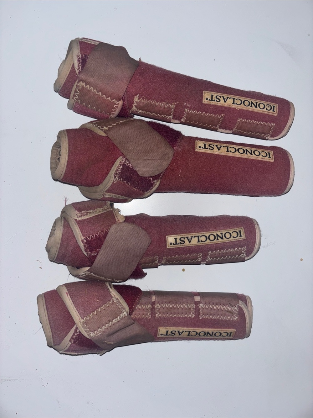 Iconoclast Pink Horse Sport Boots - Set of 4